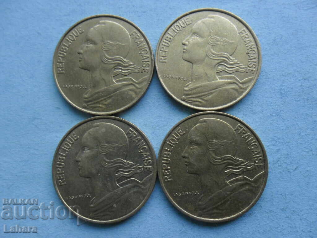 10 λεπτά 1989, 1990, 1991, 1992 g. Γαλλία με τιμή 1.20 BGN | € 0.61