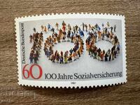 ФРГ/ГФР - 100 г. социално законодателство (1981) MNH