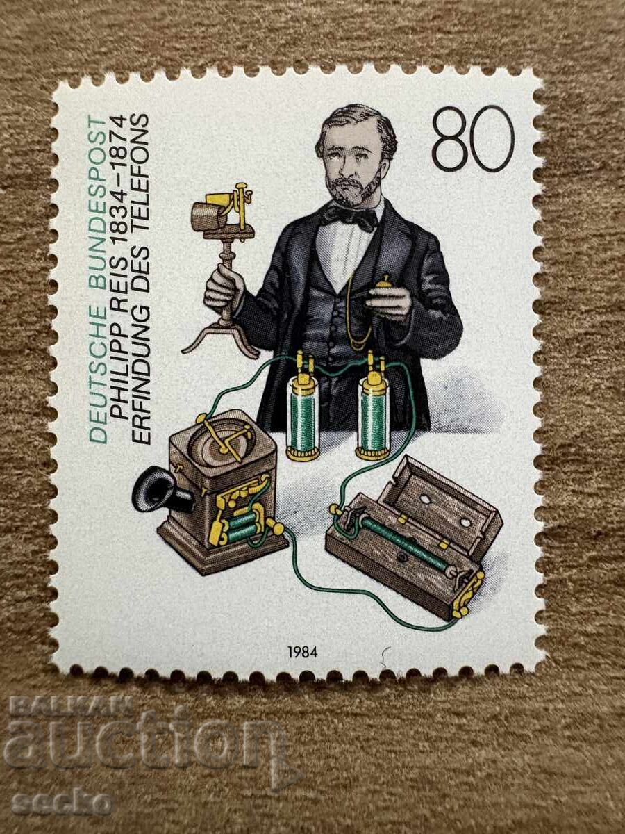 FRG/GDR - 150th Anniversary of Philipp Reis' Birth... (1984) MNH