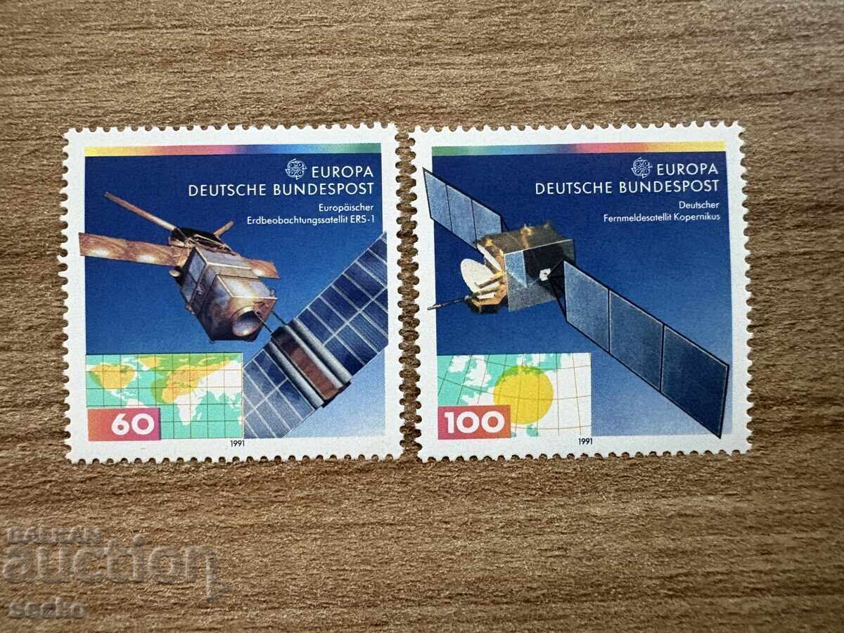 Germania - Mărci Europa - Cosmonautică Europeană (1991) MNH