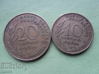 10 και 20 λεπτά 1963 Γαλλία