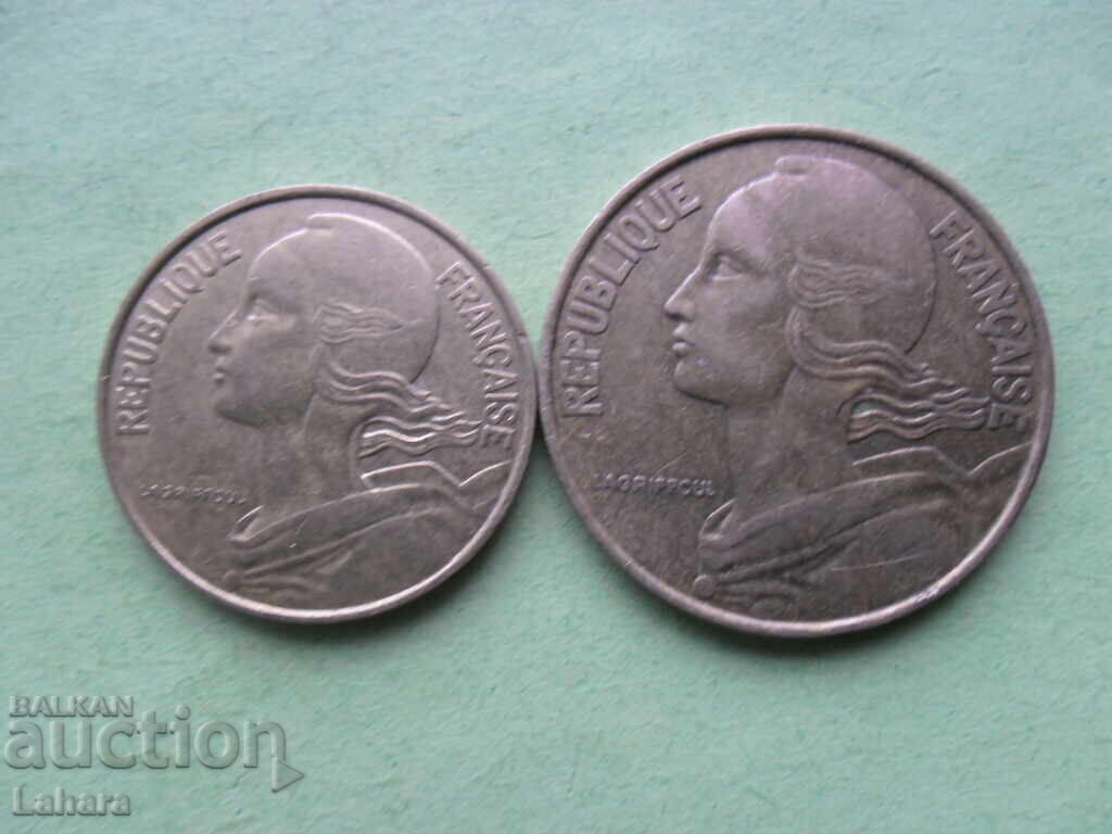 10 și 20 santimi 1989 Franța cu preț 0.50 BGN | € 0.26 10 și 20 santimi 1989 Franța cu preț 0.50 BGN | € 0.26