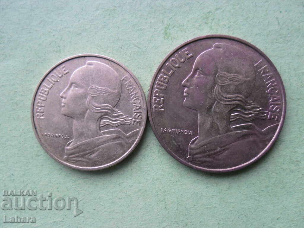 10 και 20 λεπτά 1984 Γαλλία με τιμή 0.50 BGN | € 0.26 10 και 20 λεπτά 1984 Γαλλία με τιμή 0.50 BGN | € 0.26