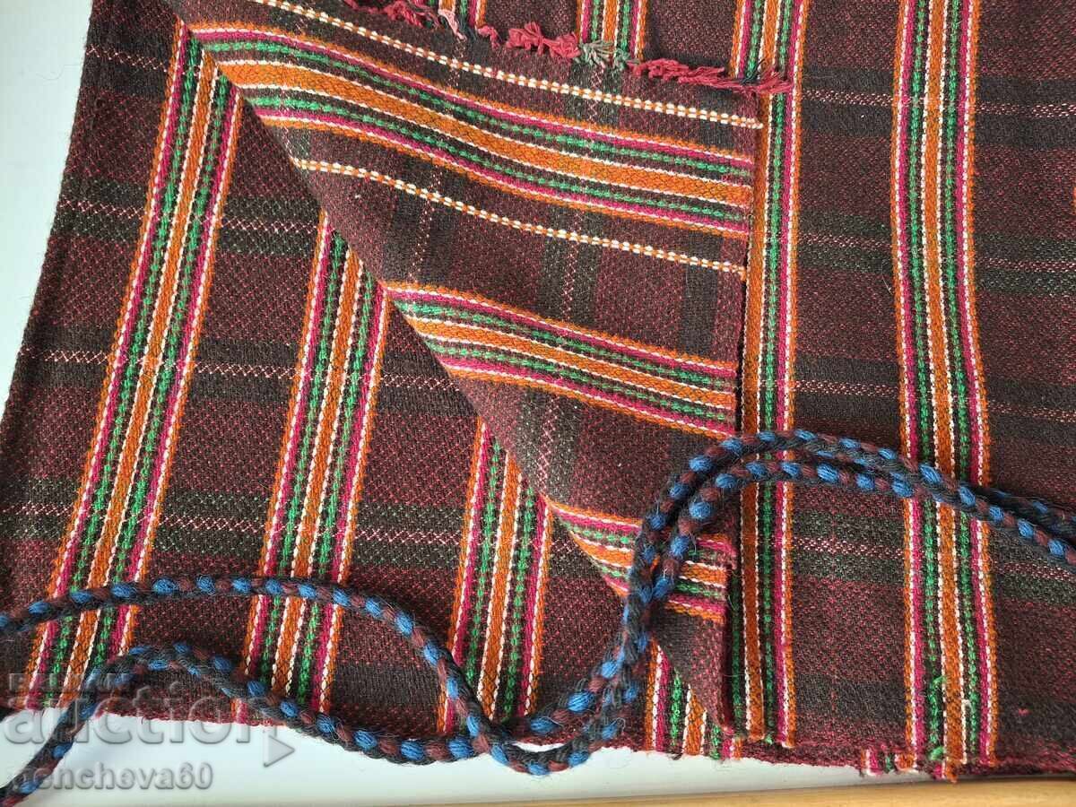 Autentică catrință țesută, costum popular - 6