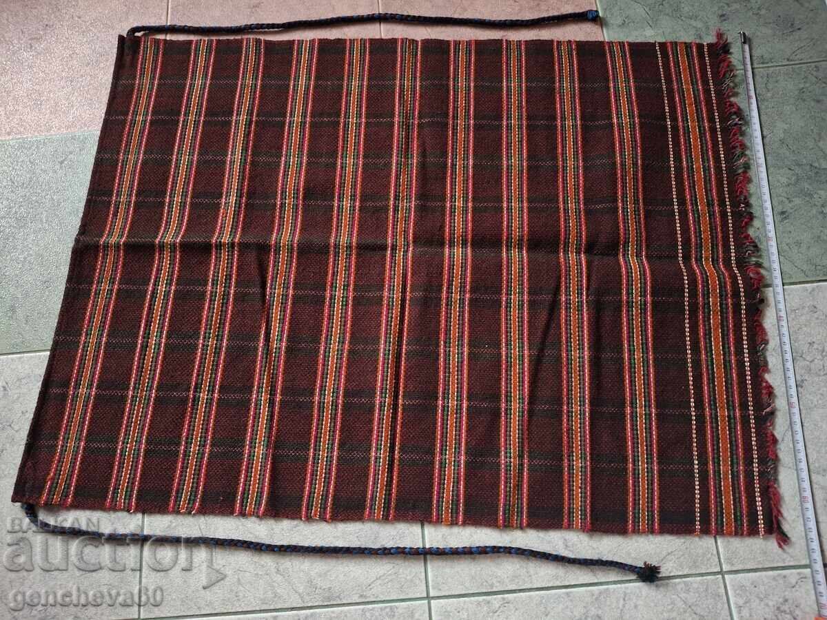 Autentică catrință țesută, costum popular - 7