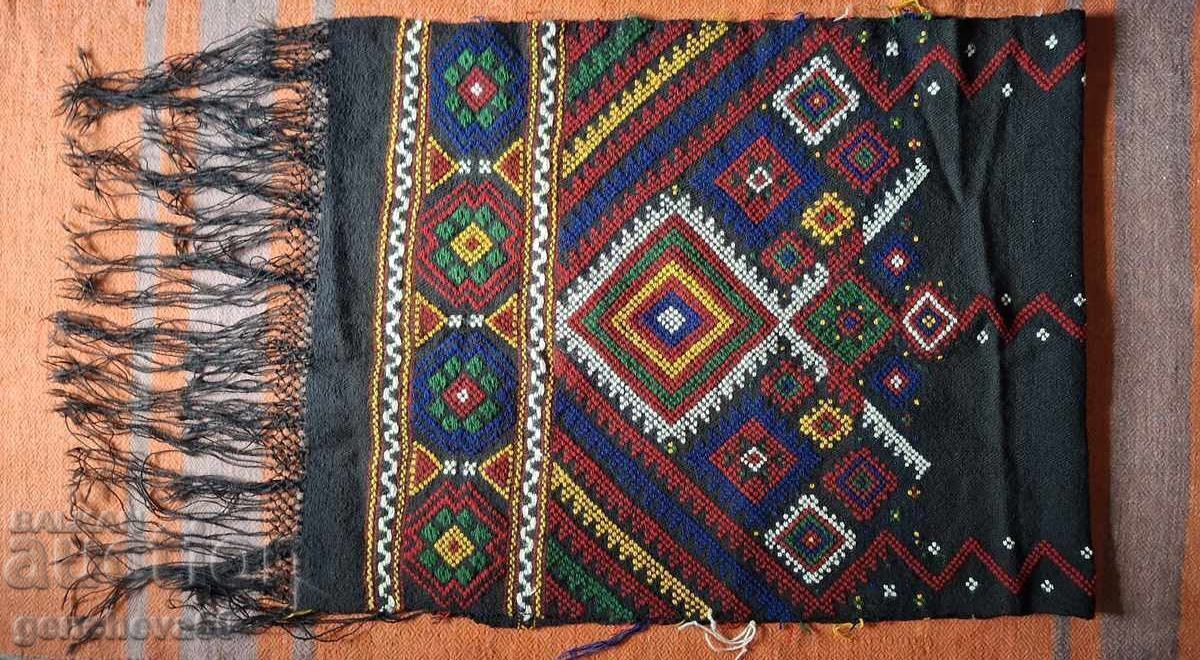 Фъкан,ръчно тъкан цветен килим за миндер,под - 7