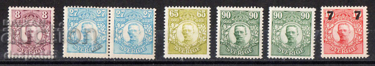 1911-19. Sweden. King Gustav V