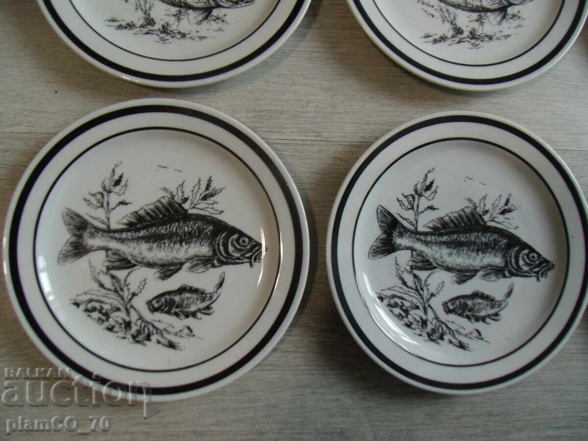 Доставка на №*8071 комплект 9 броя стари порцеланови чинии - COLDITZ