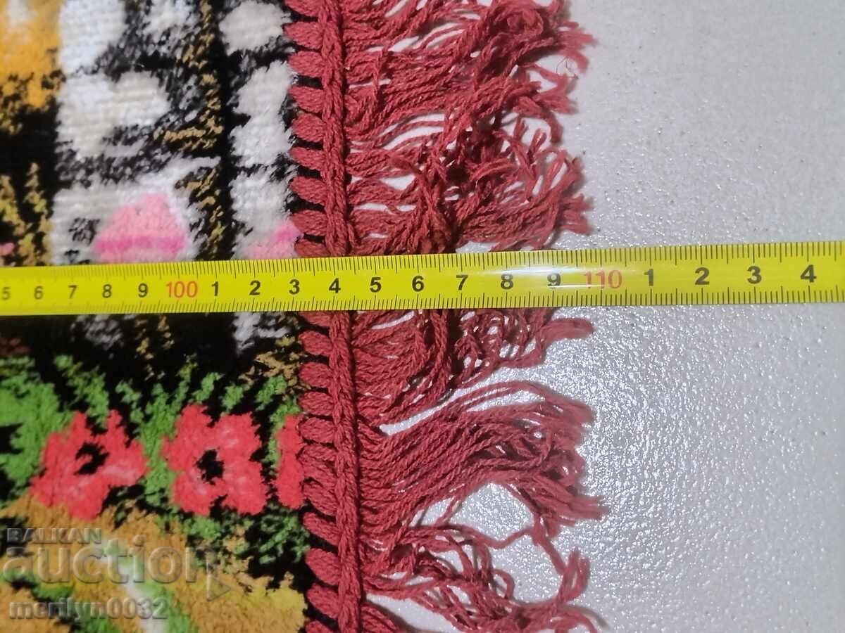 Old plush wall carpet, rug, panel, carpet picture - 5