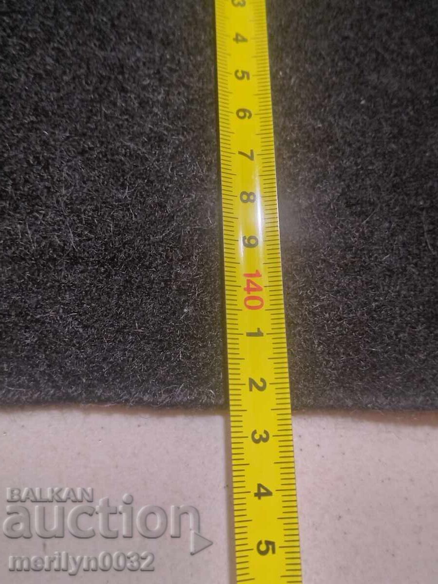 Paid roll of hand-woven woolen fabric black shalwar 168/140 cm - 6