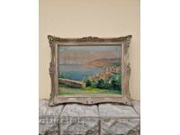 Veche minunată pictură antică în ulei