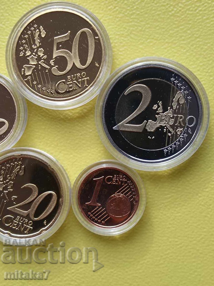 Lot of Euro coins from 1999, Netherlands - 7