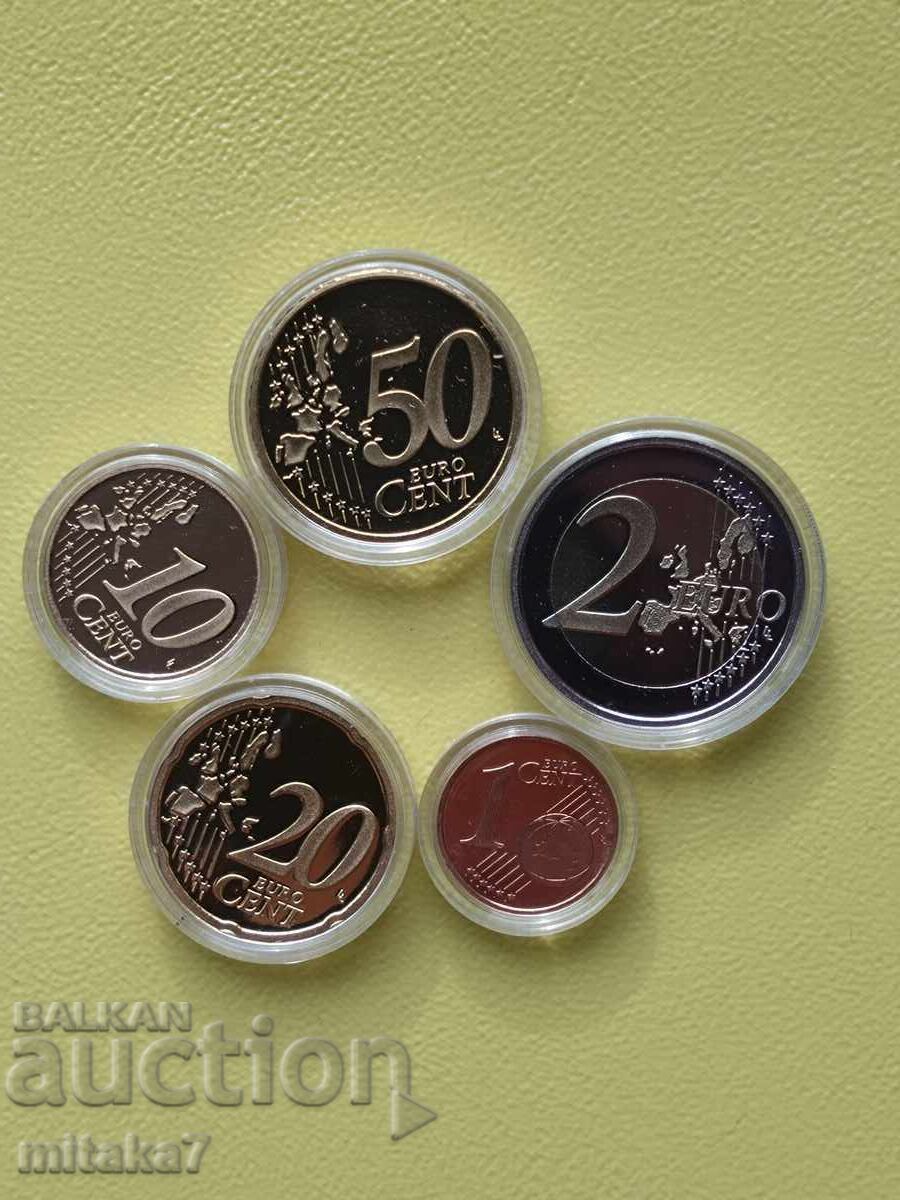 Lot of Euro coins from 1999, Netherlands