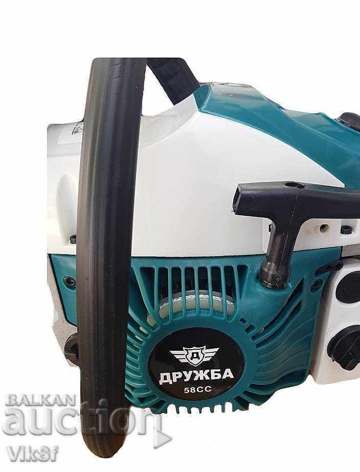 Πριόνι ξύλου βενζίνης DRUZHBA 58 cc - 3 kW; 3,6 ίππους - 5