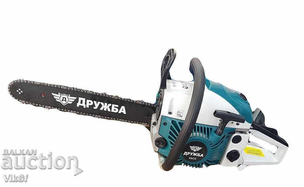 Πριόνι ξύλου βενζίνης DRUZHBA 58 cc - 3 kW; 3,6 ίππους - 6