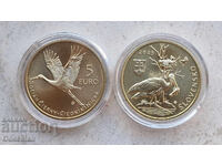 Slovacia • 5 euro • Barză neagră • 2023 • UNC