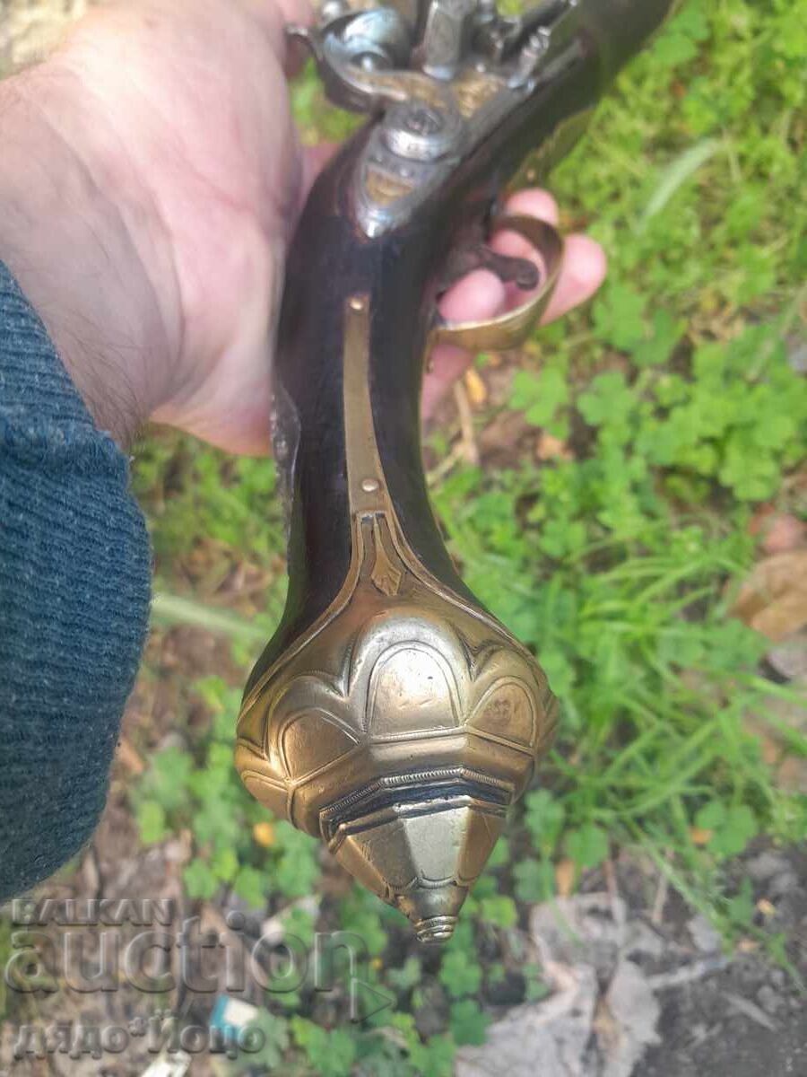 Unique Ottoman Balkan Flintlock Pistol Working Mechanism with price 2150.00 BGN | € 1099.28
