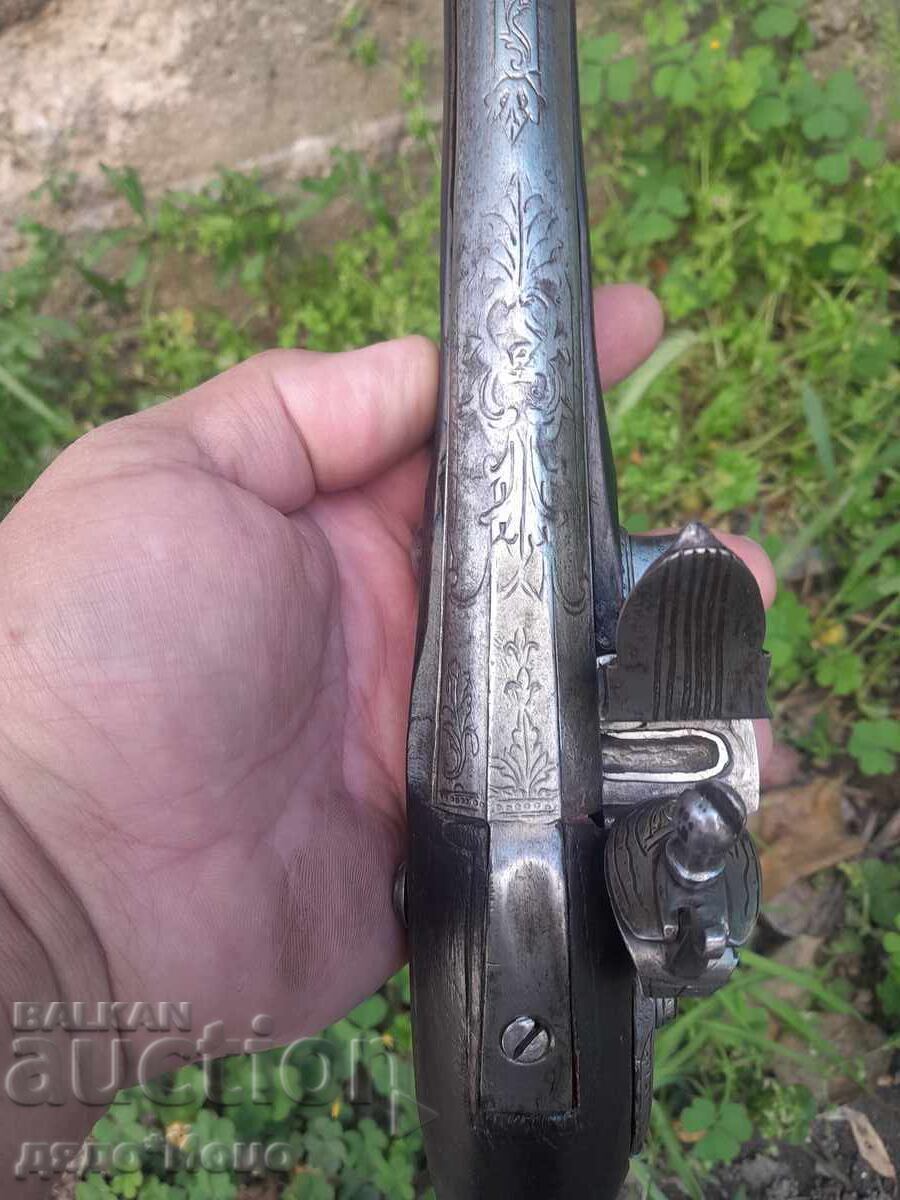 Delivery of Unique Ottoman Balkan Flintlock Pistol Working Mechanism