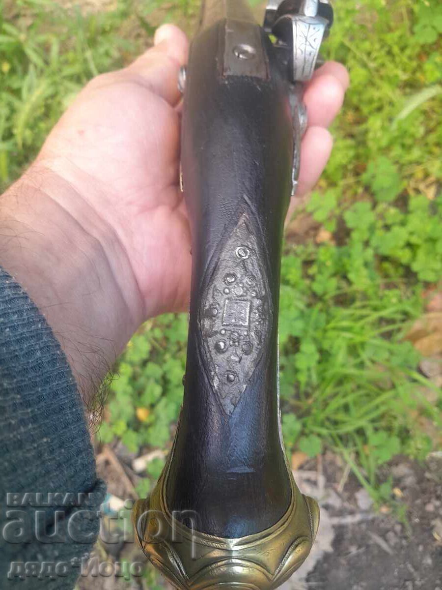 Unique Ottoman Balkan Flintlock Pistol Working Mechanism - 5