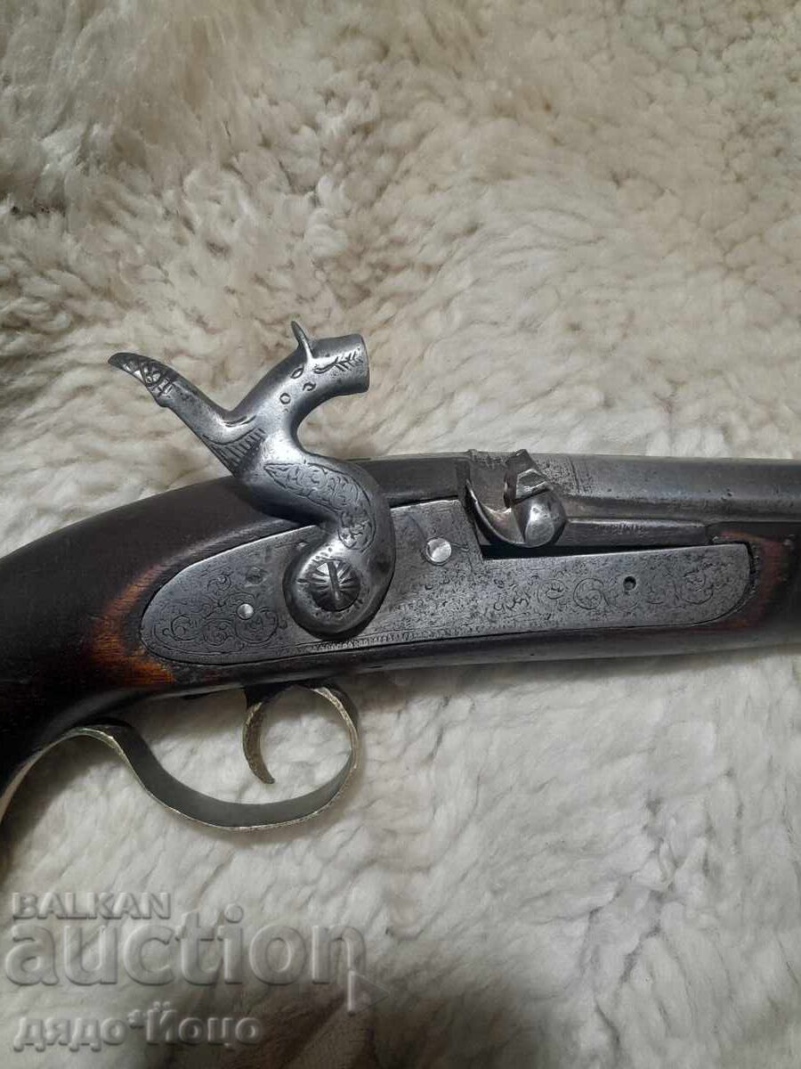 Pistol cu capsule balcanic otoman, mecanism funcțional - 6