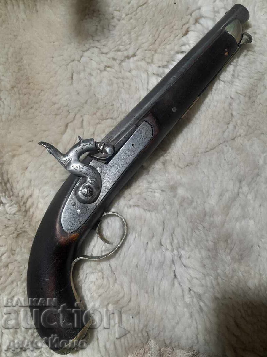 Pistol cu capsule balcanic otoman, mecanism funcțional