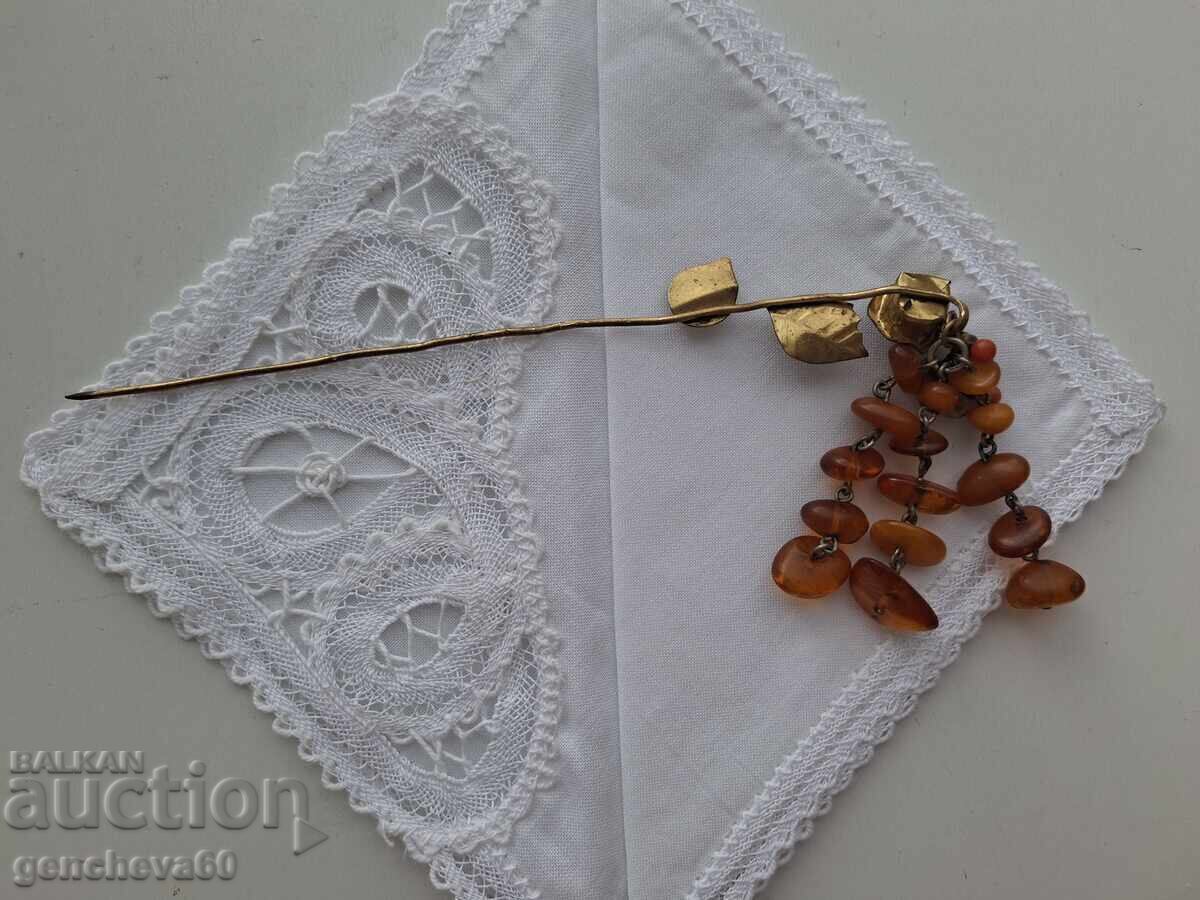 Ac de păr cu chihlimbar natural baltic - 7