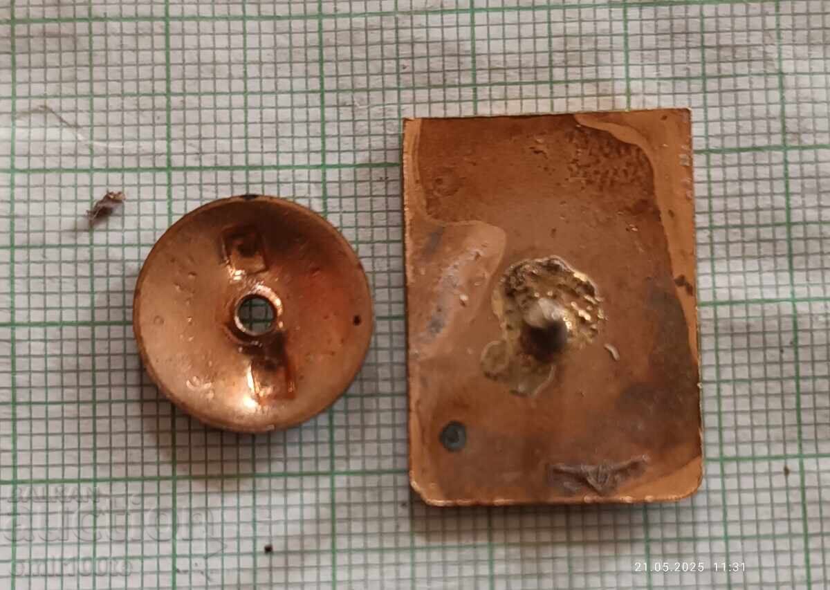 Ecuson - Alpinism clasa I pe șurub bronz email - 7 Ecuson - Alpinism clasa I pe șurub bronz email - 7