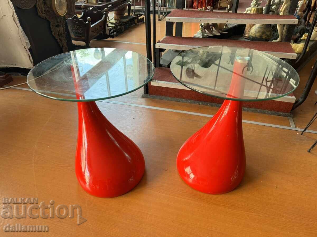 Two tables, stands, side tables Two tables, stands, side tables