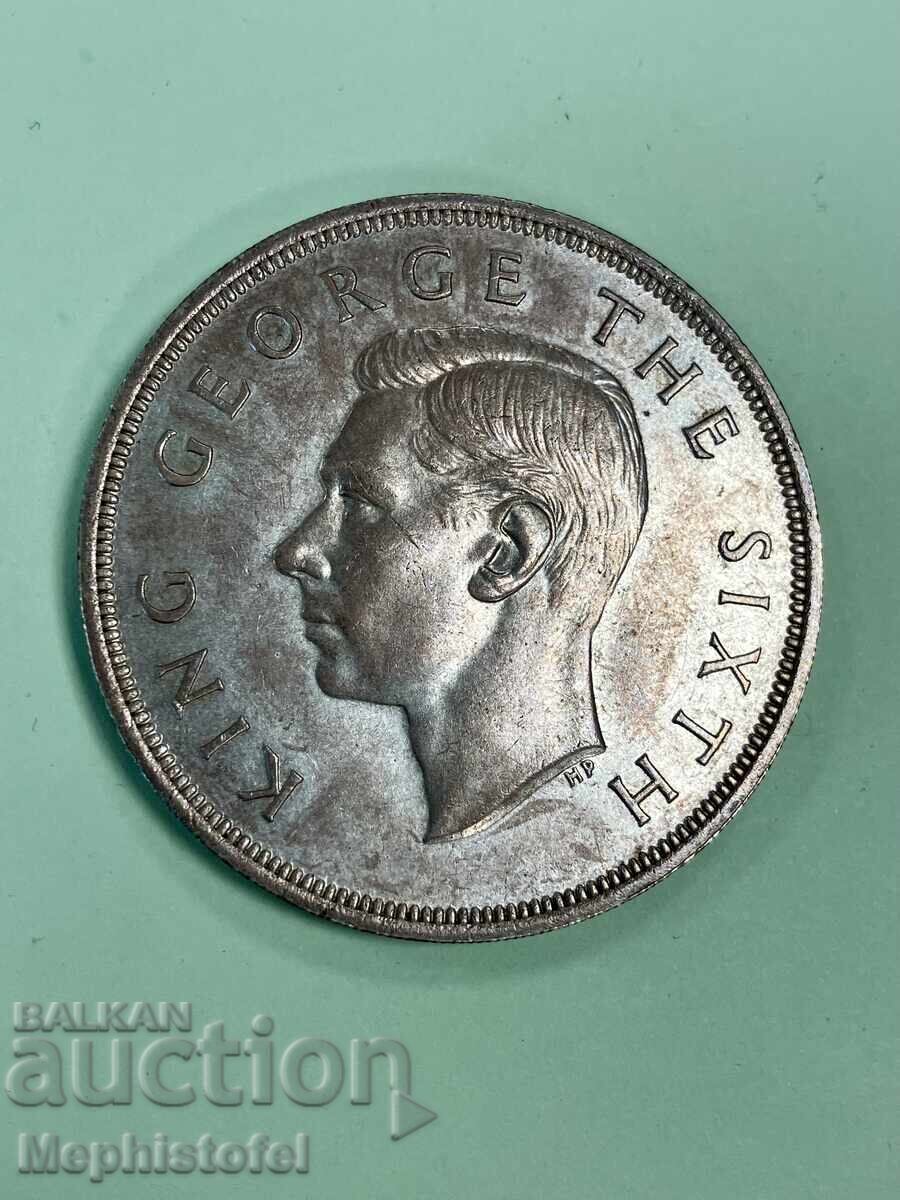Delivery of 1 Crown 1949, New Zealand - Silver Coin