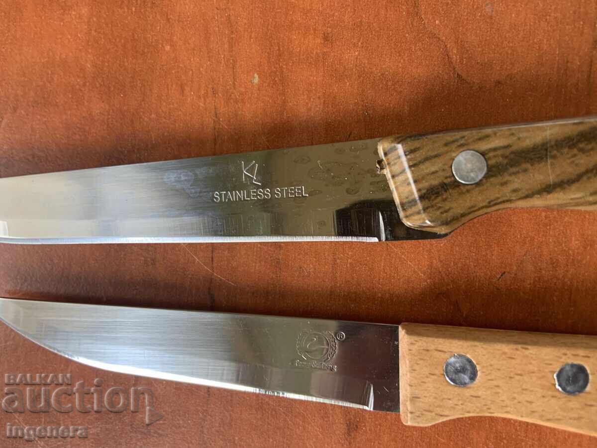 Delivery of LOT KITCHEN KNIFE-2 PCS. COLANDER GEVGIR AND MIXER WOOD-NEW