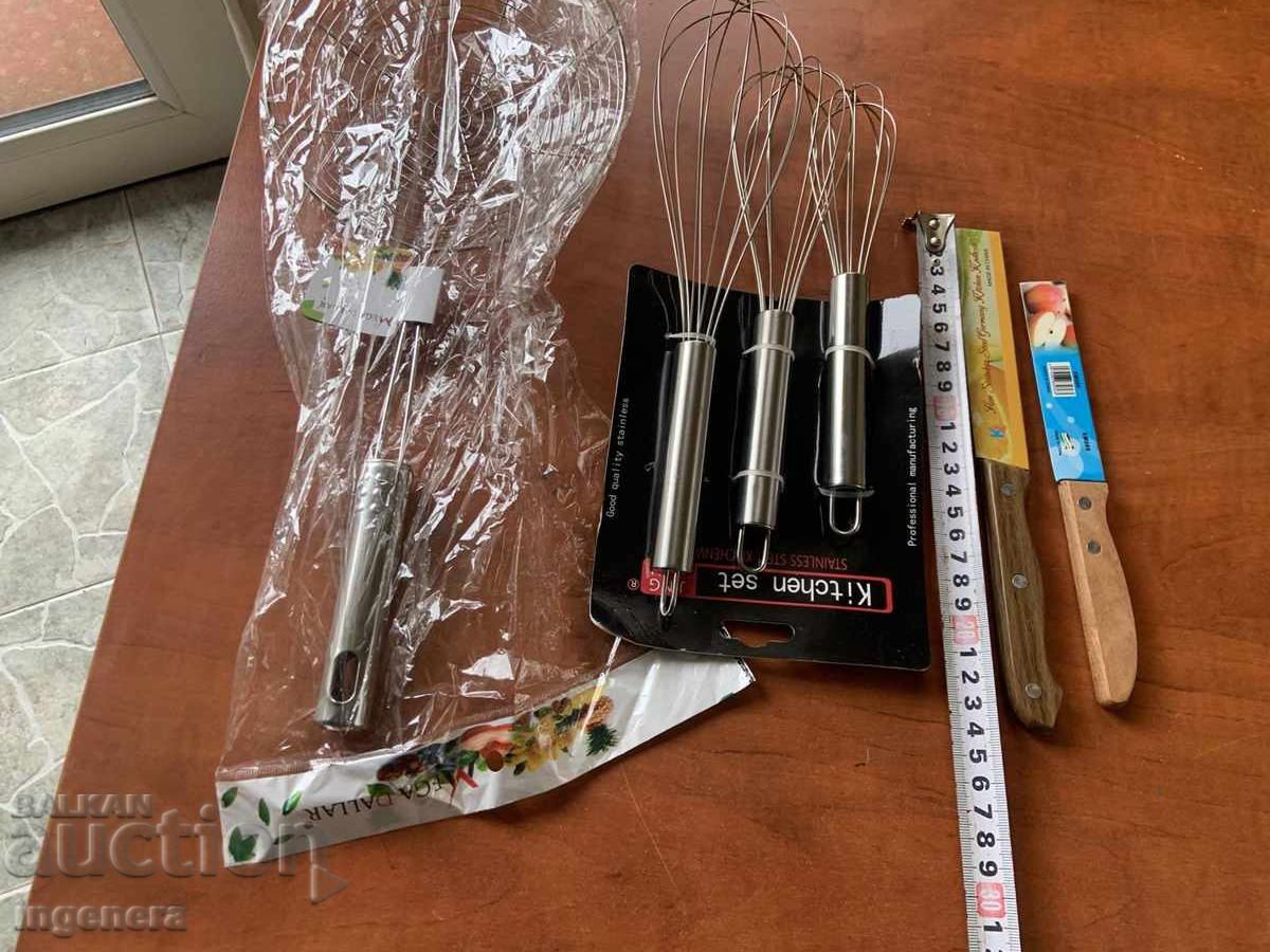 Auction  LOT KNIFE-2 PCS. GEVGIR AND MIXERS SET-NEW