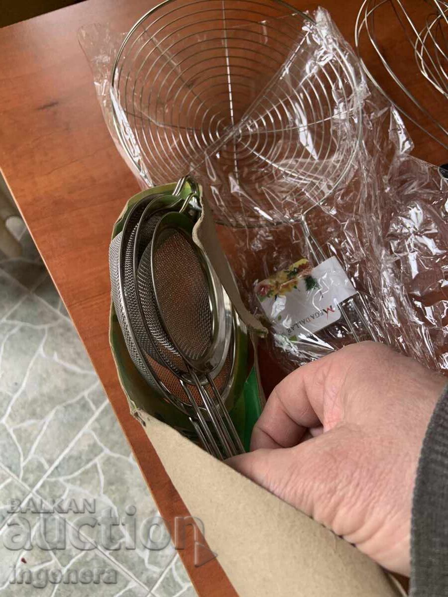 LOT BUCĂTĂRIE-STRECURĂTOARE 3 BUC. SET, STRECURĂTOARE ȘI TELURI 3 BUC. SET - 5