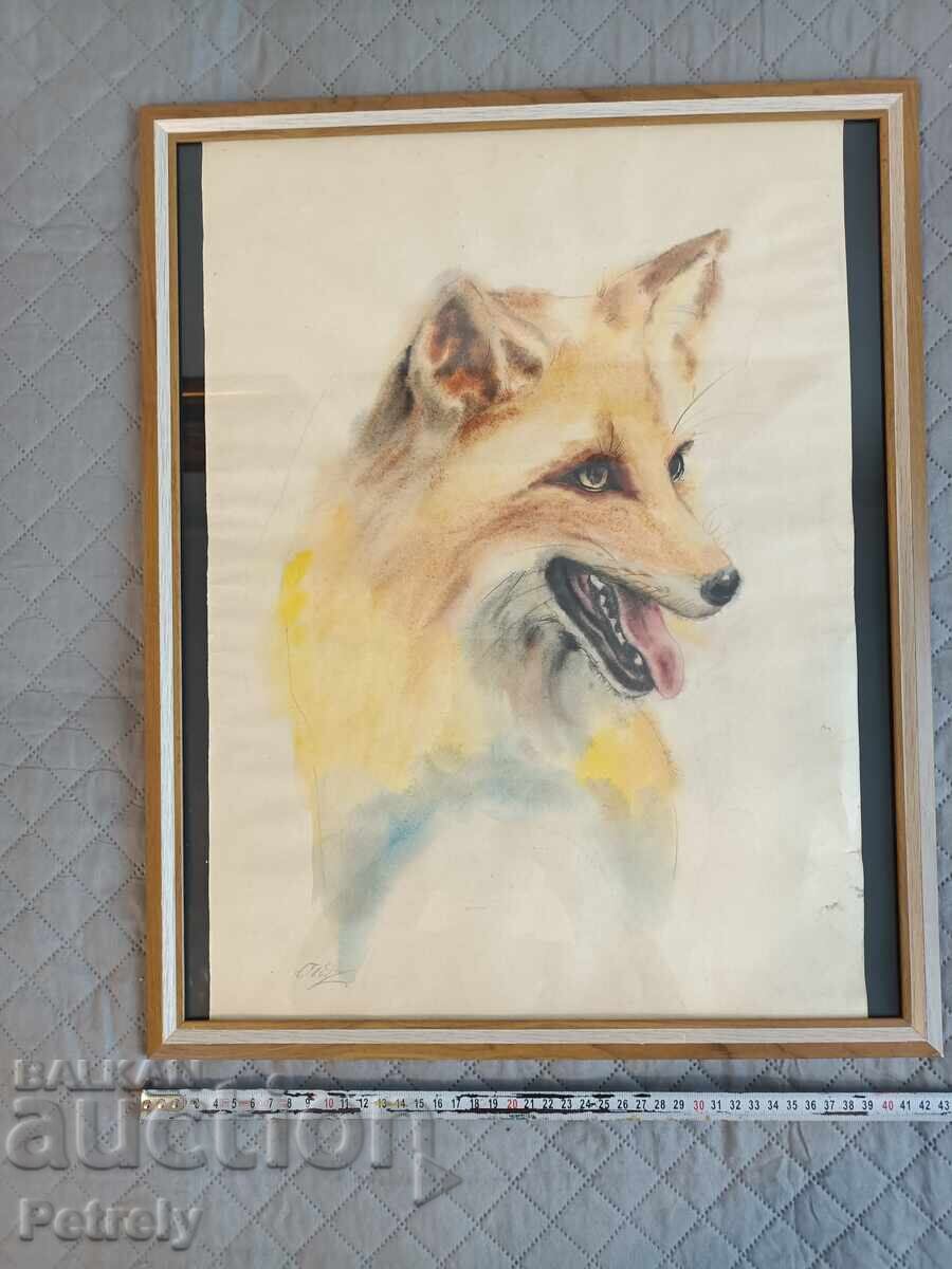 Παλιά ακουαρέλα με τιμή 120.00 BGN | € 61.36