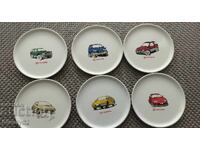 Пластмасови чинии,поставки за чаши,халби.