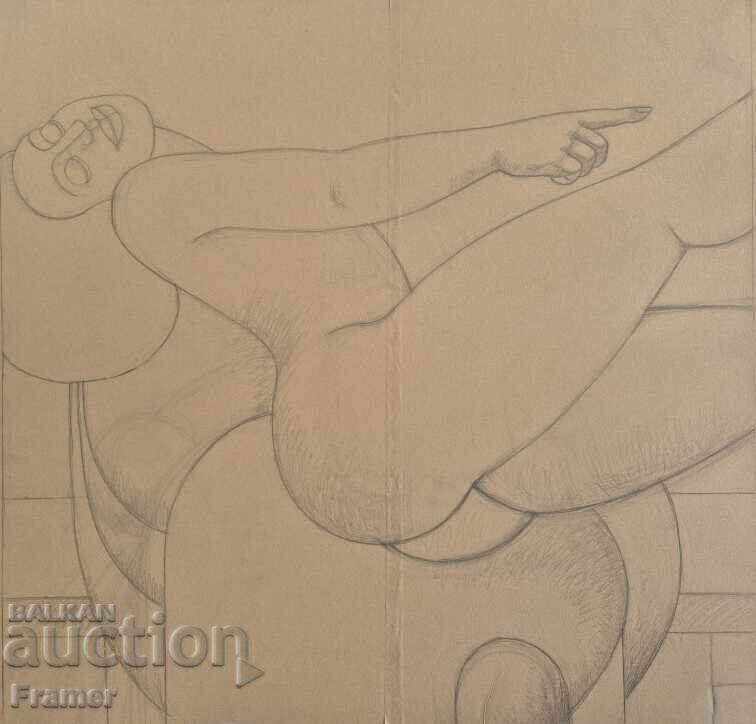 Dimitar Buyukliyski – Michi /1943 – 2022/ "Nude" 2018 with price 7800.00 BGN | € 3988.08 Dimitar Buyukliyski – Michi /1943 – 2022/ "Nude" 2018 with price 7800.00 BGN | € 3988.08