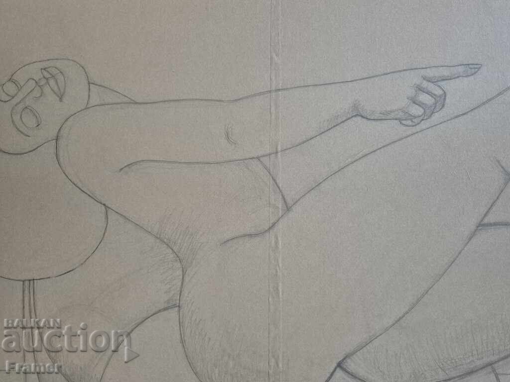 Dimitar Buyukliyski – Michi /1943 – 2022/ "Nude" 2018 - 5 Dimitar Buyukliyski – Michi /1943 – 2022/ "Nude" 2018 - 5