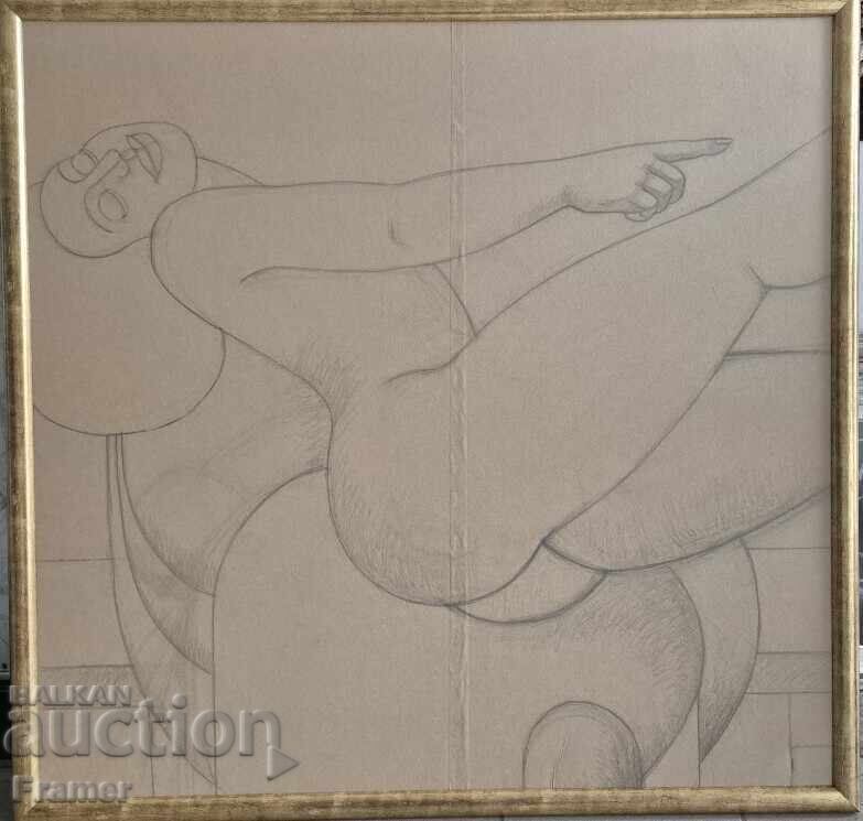 Dimitar Buyukliyski – Michi /1943 – 2022/ "Nude" 2018 Dimitar Buyukliyski – Michi /1943 – 2022/ "Nude" 2018