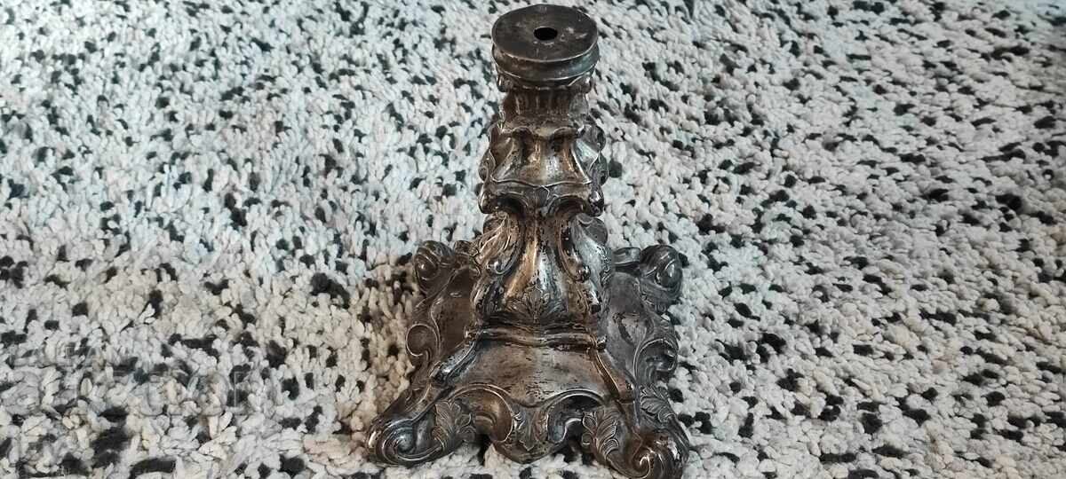 Antique Candlestick 20 cm High Silver 925 Antique Candlestick 20 cm High Silver 925