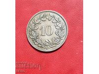Switzerland-10 rapen 1952