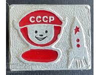 41155 SSSR insignă câine cosmic Belka