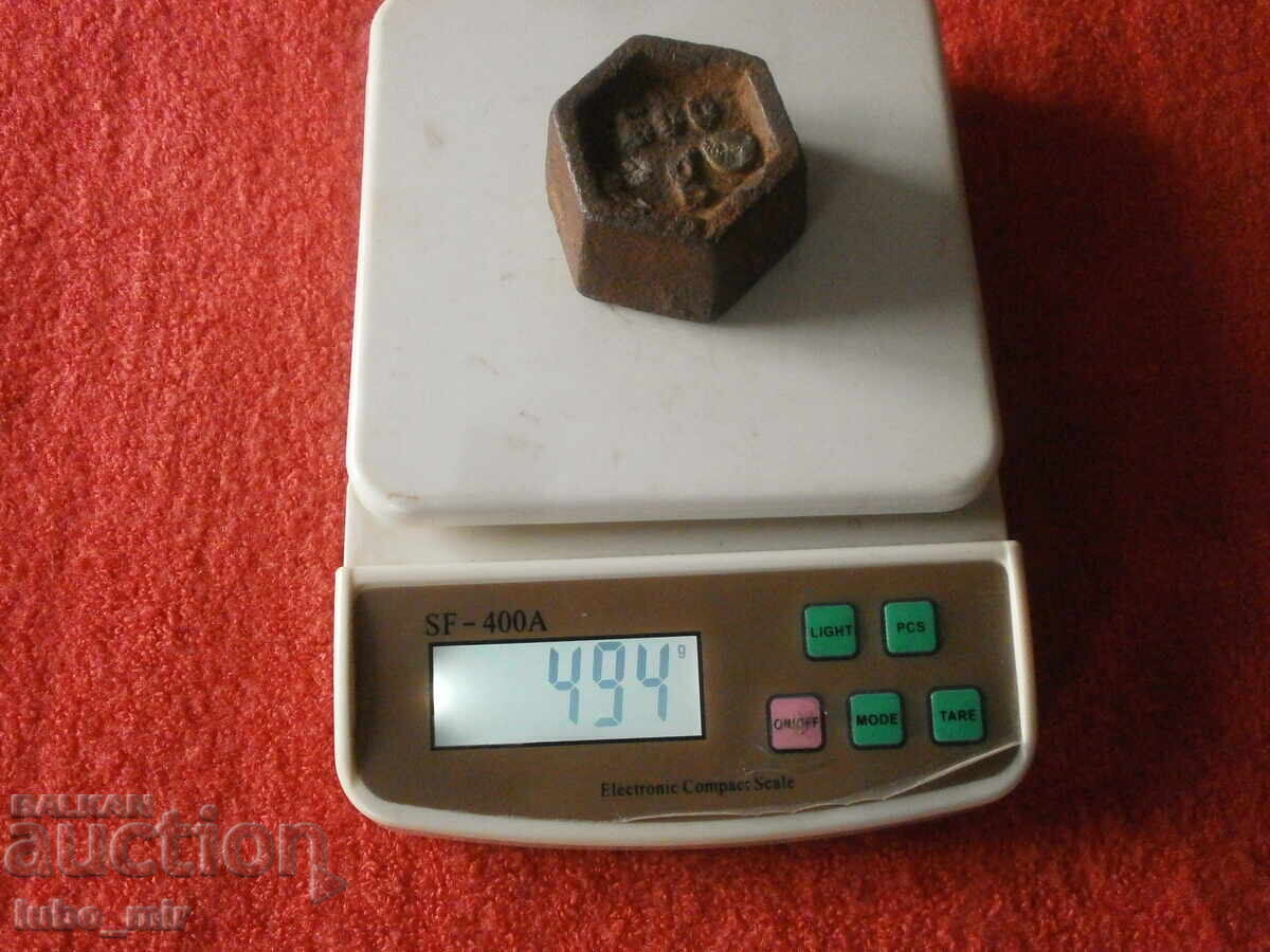 OLD WEIGHT FROM A SCALE - 5