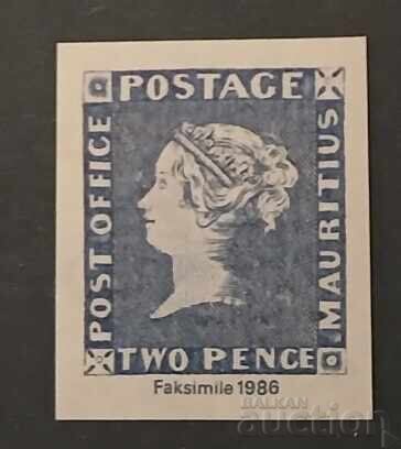 Μαυρίκιος Γιος 1847 Φαξίμιλι 1986 Μαυρίκιος Γιος 1847 Φαξίμιλι 1986