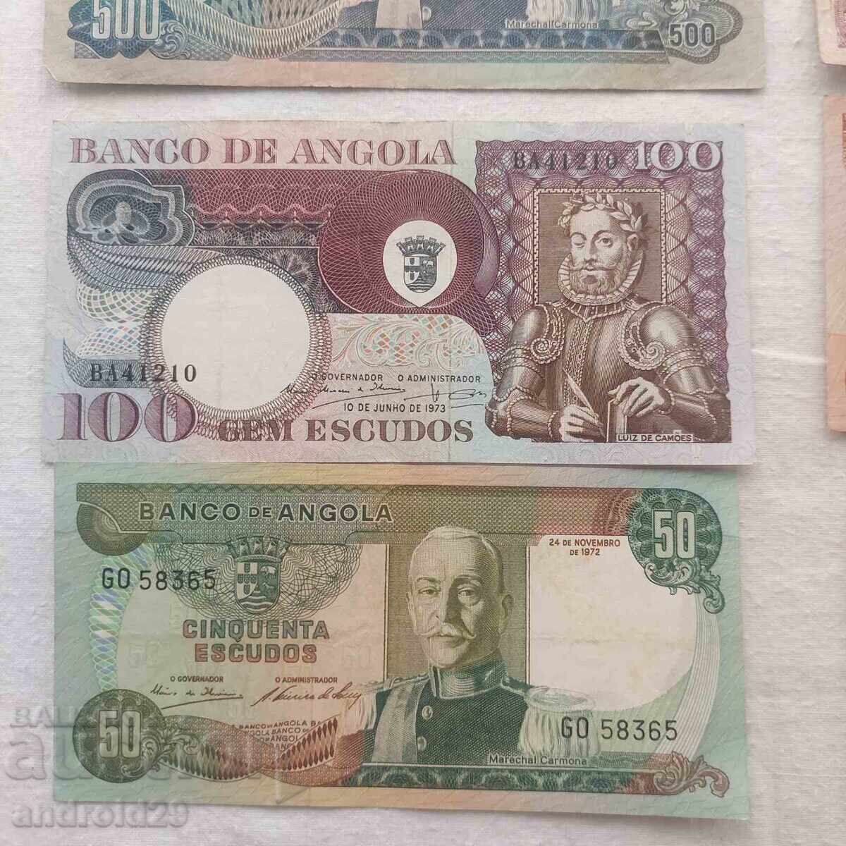 Λοτ Τραπεζογραμματίων από την Αγκόλα/Angola - 13 τεμάχια - 6