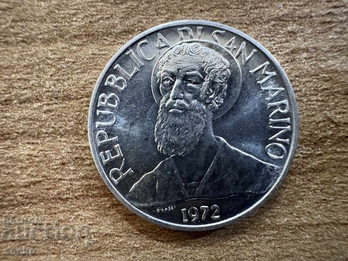 San Marino - 5 Lire (1972) with price 2.20 BGN | € 1.12 San Marino - 5 Lire (1972) with price 2.20 BGN | € 1.12