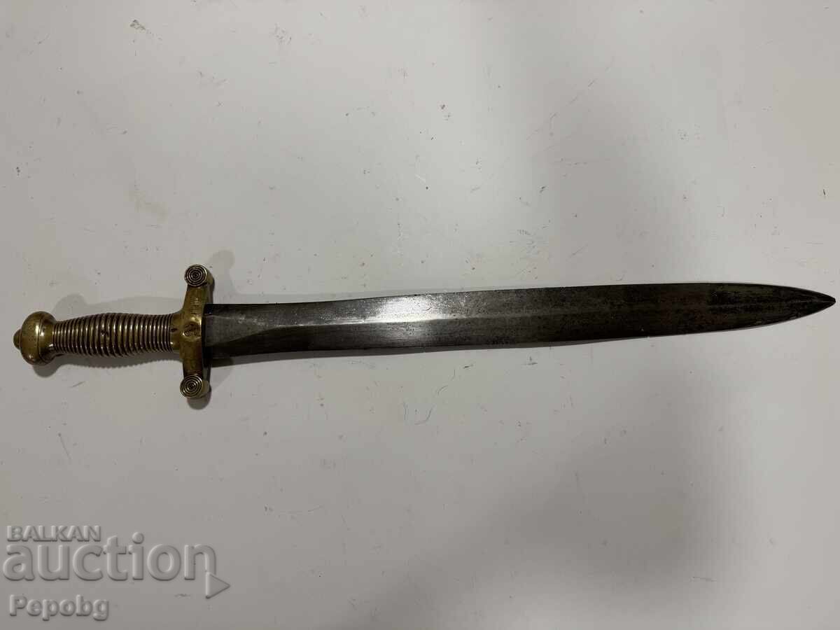 Стар френски Тесак, сабя