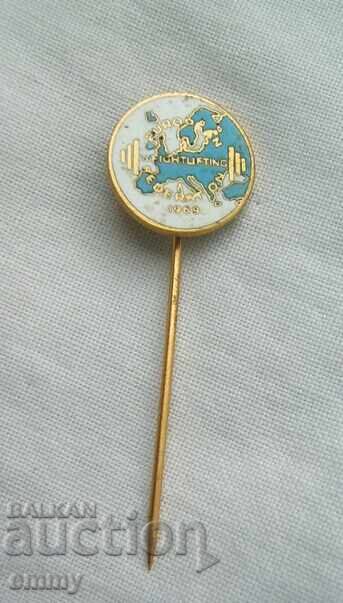 Σήμα - Ευρωπαϊκή Ομοσπονδία Άρσης Βαρών, 1969