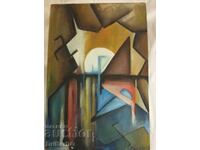 Αφηρημένο με σβάστικες, υπογεγραμμένο - Χρίστοβα