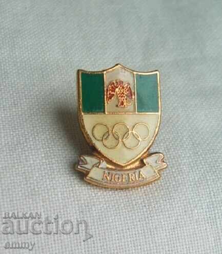 Insigna - Comitetul Olimpic Nigeria Insigna - Comitetul Olimpic Nigeria
