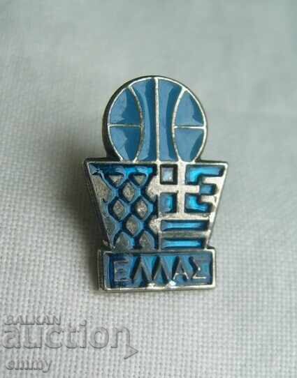 Значка - Федерация по баскетбол, Гърция