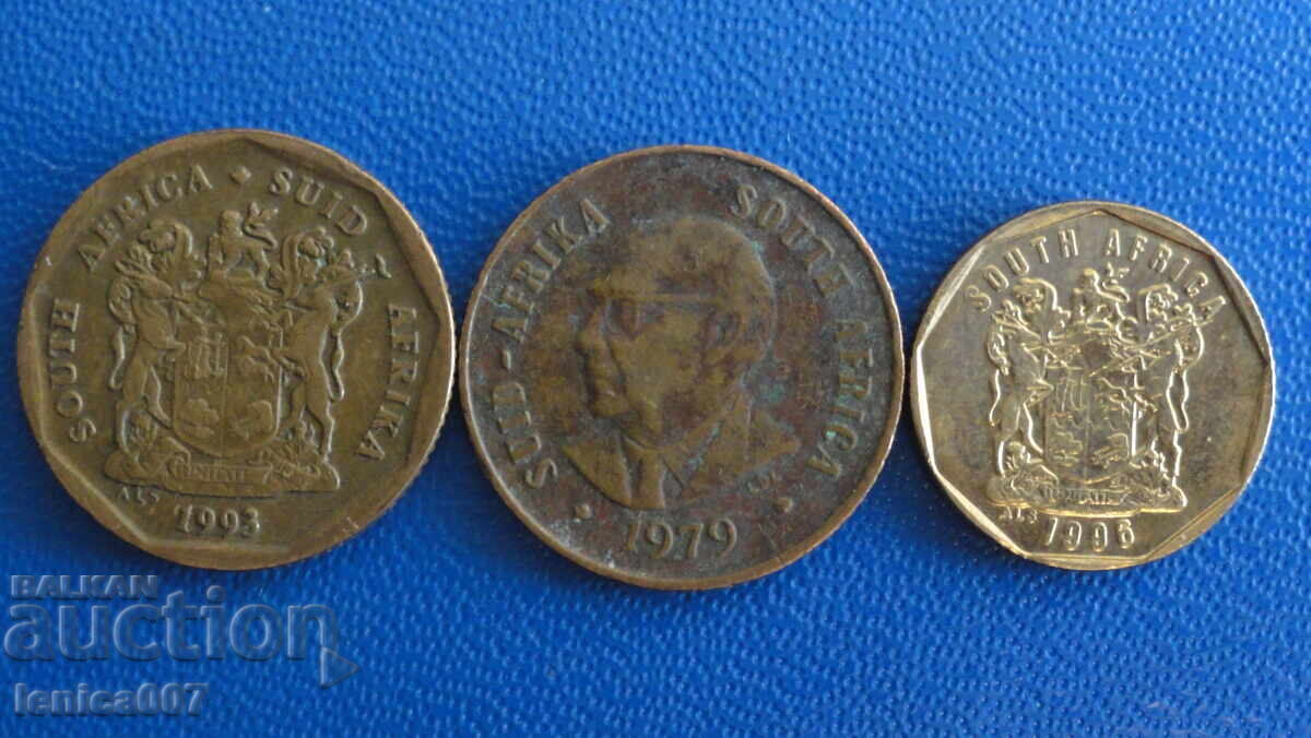 Южна Африка - 1, 10 и 20 цента - 6 Южна Африка - 1, 10 и 20 цента - 6